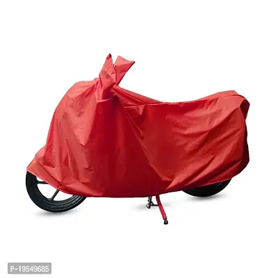 CARMATE Two Wheeler Cover for Bajaj Pulsar RS 200 - (Red)-thumb0