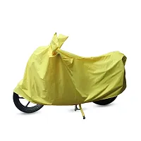 CARMATE Two Wheeler Cover for Bajaj CT110 - (Yellow)-thumb1