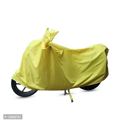 CARMATE Two Wheeler Cover for Bajaj CT110 - (Yellow)-thumb2