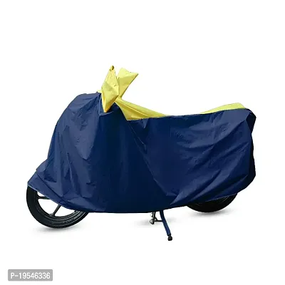 CARMATE Two Wheeler Cover for Bajaj Pulsar 150 - (Blue, Yellow)-thumb2