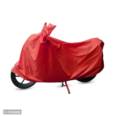 CARMATE Two Wheeler Cover for Mahindra Gusto - (Red)-thumb0