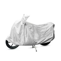 CARMATE Two Wheeler Cover for Aprilia RSV4 - (Silver)-thumb1