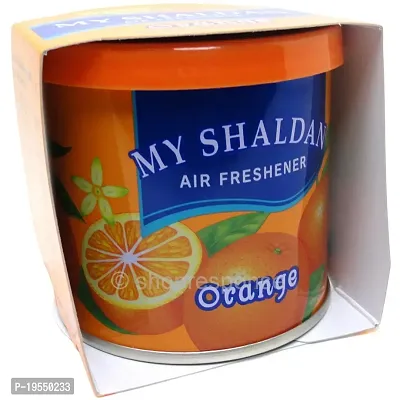 My Shaldan Japan Gel Car Perfume Air Freshener (Orange, 80 g)-thumb2