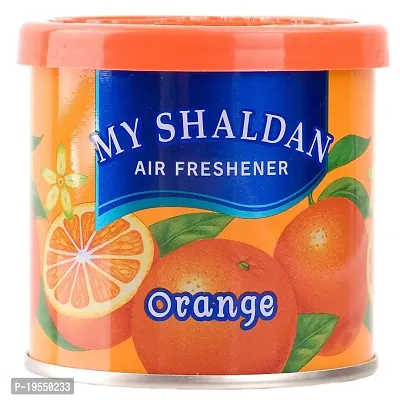 My Shaldan Japan Gel Car Perfume Air Freshener (Orange, 80 g)