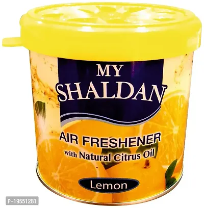 My Shaldan Japan Gel Car Perfume Air Freshener (Lemon, 80 g)