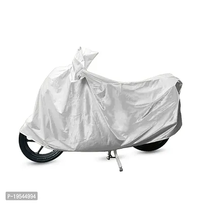 CARMATE Two Wheeler Cover for Bajaj Pulsar RS 200 - (Silver)-thumb2