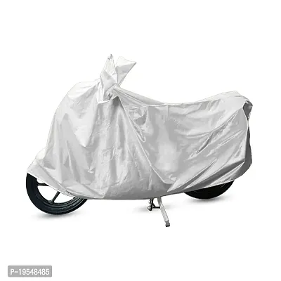 CARMATE Two Wheeler Cover for Hero MotoCorp Passion Pro - (Silver)