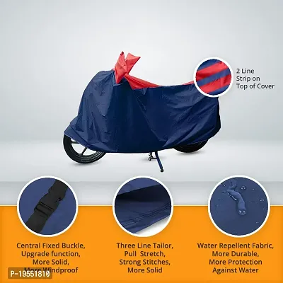 CARMATE Two Wheeler Cover for Honda CB Unicorn - (Blue, Red)-thumb4