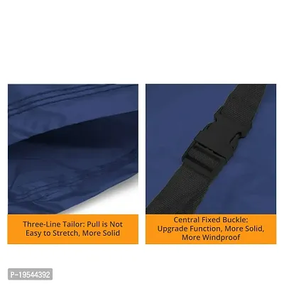 CARMATE Two Wheeler Cover for Bajaj Platina 110 H-Gear - (Blue, Yellow)-thumb5