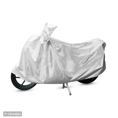 CARMATE Two Wheeler Cover for Bajaj Pulsar RS 200 - (Silver)-thumb0