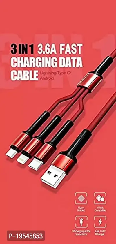 CARMATE 3.6 Amp High Performance Fast Charging and Data Transmission Cable-thumb0