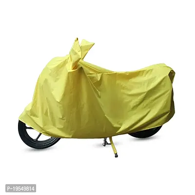 CARMATE Two Wheeler Cover for Honda CB Shine - (Yellow)