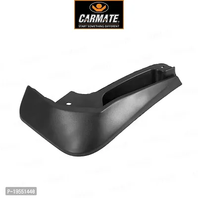 CARMATE PVC Mud Flaps for Mahindra Quanto - (Black)-thumb2