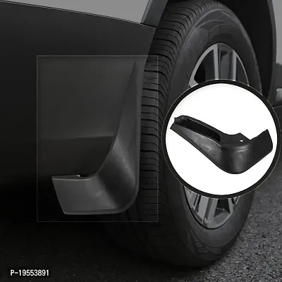 CARMATE PVC Mud Flaps for Toyota Corolla Small - (Black)-thumb3