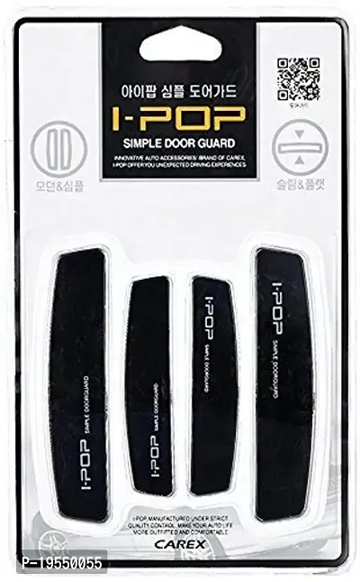 CARMATE iPOP Korean Universal Car Door Guard (Black) - Set of 4