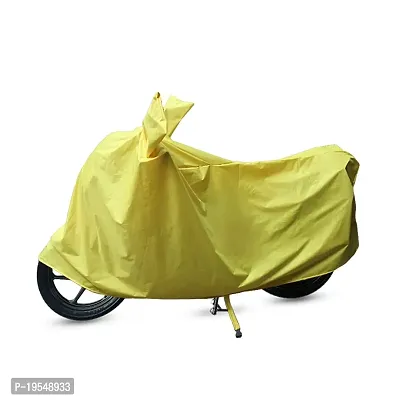 CARMATE Two Wheeler Cover for Bajaj Pulsar 150 - (Yellow)-thumb2