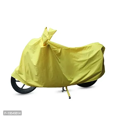 CARMATE Two Wheeler Cover for Honda CB Shine - (Yellow)-thumb2