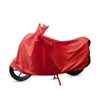 CARMATE Two Wheeler Cover for Mahindra Gusto - (Red)-thumb1