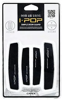 CARMATE iPOP Korean Universal Car Door Guard (Black) - Set of 4-thumb1