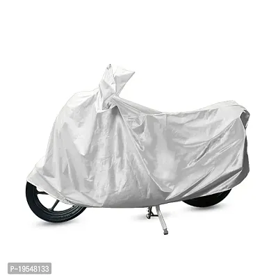 CARMATE Two Wheeler Cover for Bajaj Avenger Street 220 - (Silver)-thumb2