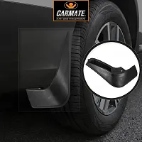 CARMATE PVC Mud Flaps for Mahindra Quanto - (Black)-thumb2