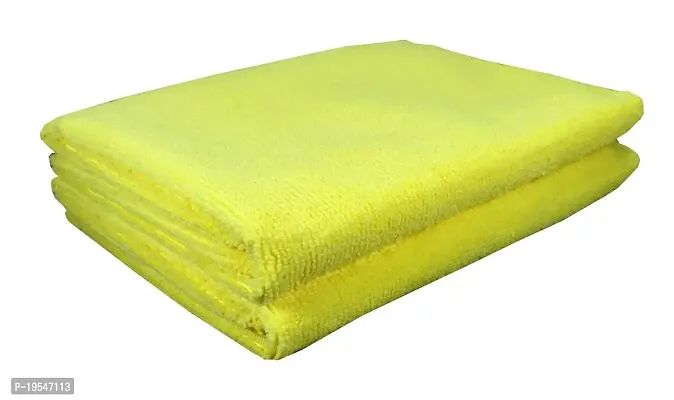 CARMATE Micro Fiber Multipurpose Cleaning Cloth (Pack of 1 Yellow)-thumb0