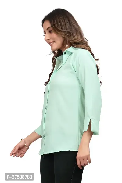 Classic Cotton Solid Shirt for Women-thumb3