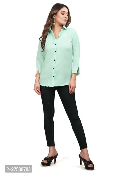 Classic Cotton Solid Shirt for Women-thumb4