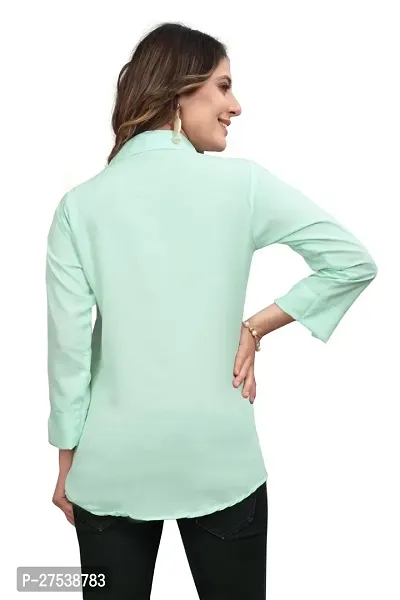 Classic Cotton Solid Shirt for Women-thumb2