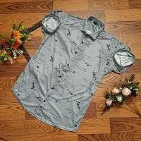 Classic Cotton Printed Casual Shirt For Men-thumb1