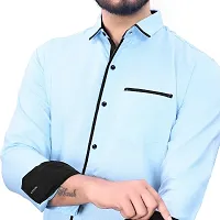 Classic Cotton Solid Casual Shirt For Men-thumb1