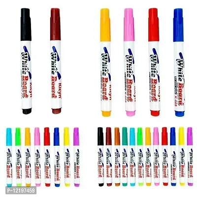 Krupanidhi Floating Pen Colors Doodle Pen Children's Colorful Marker Pen Magical Water Painting Pen Easy -To-Wipe Dry Erase Whiteboared Pen Doodle-thumb5