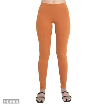 Stylish Polyester Solid Churidar Leggings For Women-thumb0