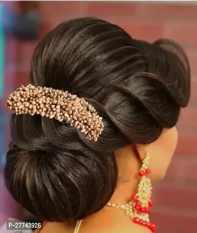 Artificial Flower For Hair Veni Gajra Bridal Accessories Set-thumb0