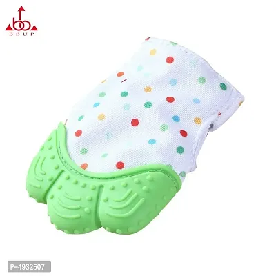 Baby Silicone Food Grade Soft Teether Mitten Glove Handy Teething Toy