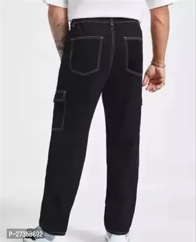 Stylish Black Jeans For Men-thumb2