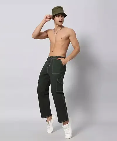 Classic Denim Solid Jeans for Men