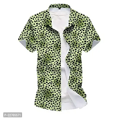 VARNI CREATION Men's Rayon Slim Fit Casual Shirt Fabric (Light Green)-thumb0