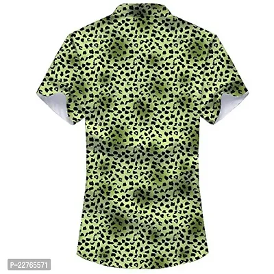 VARNI CREATION Men's Rayon Slim Fit Casual Shirt Fabric (Light Green)-thumb2