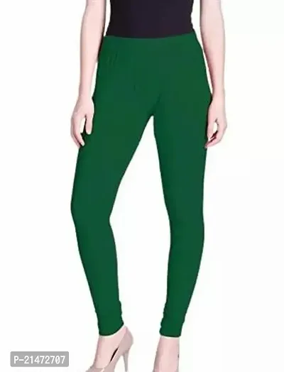 Stylish Fancy Designer Lycra Blend Solid Leggings For Women