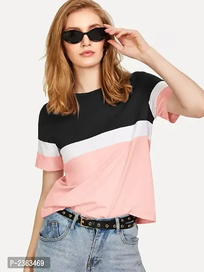 Women Multicoloured T-Shirt-thumb0