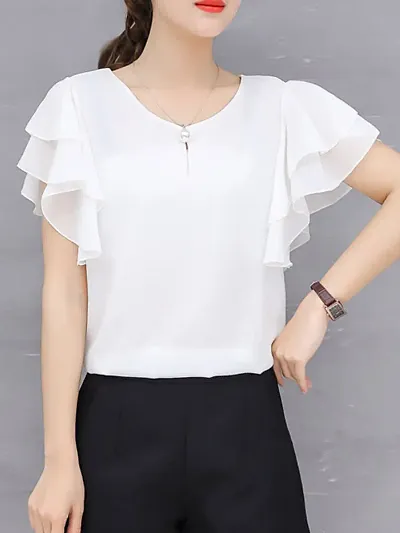 Ruffle Fashionistas Choice Tops for Women