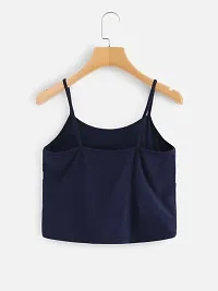 Vivient Women Nevy Blue White Strip Camisole Top-thumb2