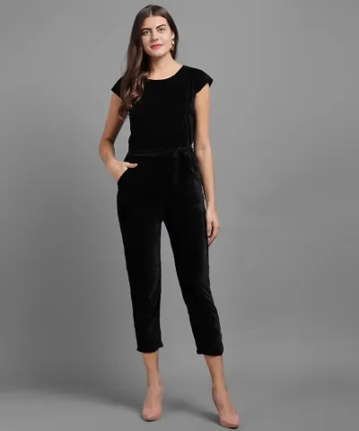 Vivient women velvet jumpsuits