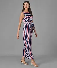 Women  Striped  Red n Blue Fit n Flare Jumpsuits-thumb1