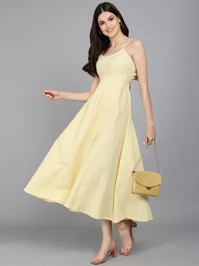 Women Shoulder Strap Dress