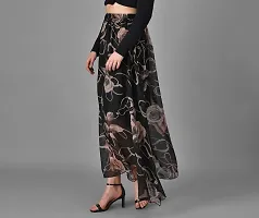 Elegant Printed Georgette Skirt For Women-thumb3