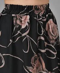Elegant Printed Georgette Skirt For Women-thumb1