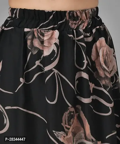 Elegant Printed Georgette Skirt For Women-thumb2