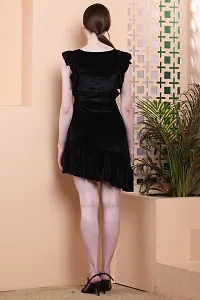 Stylish Velvet Dress for Women-thumb3